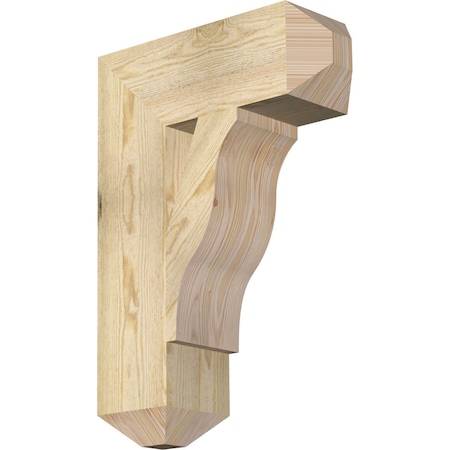 Ekena Millwork Funston Craftsman Rough Sawn Bracket, Douglas Fir, 6"W x 18"D x 26"H BKT06X18X26FST04RDF